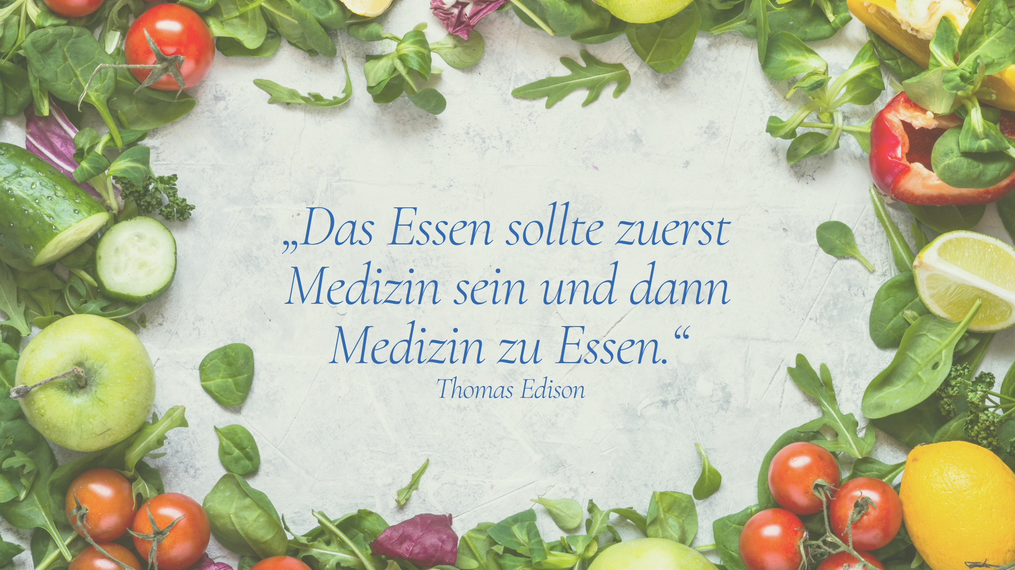 Ernährung als Medizin